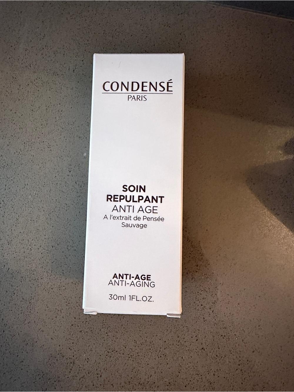 Condensé Paris Soin Repulpant Anti-Age Serum and Cream. New. Unused.